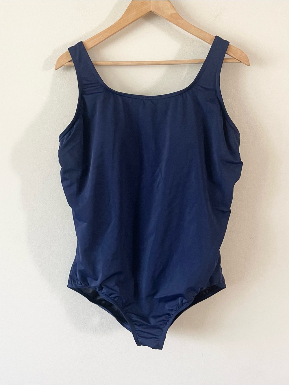 Lands’ End Classic Navy One-Piece Swimsuit -  Women’s size 20 W